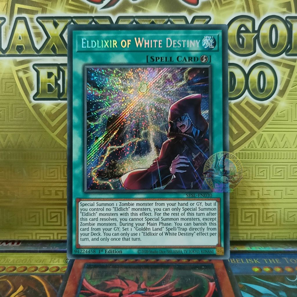 Eldlixir of White Destiny – SESL-EN030 – Secret Rare [Thẻ bài Yugioh]