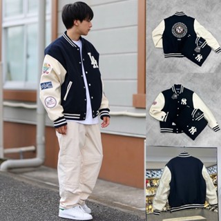 [Authentic💯] Áo Varsity New Era NY Logo Thêu 14397890  * Áo Khoác New Era Bomber Jacket MLB Chính Hãng Full Tem Tag