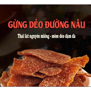  Mứt Gừng Dẻo Đường Nâu- Gừng Lát Nguyên Chất Đường Nâu Giảm Ho Giảm Đau Họng Thơm Ngon Bổ Dưỡng Tốt Cho Tiêu Hoá 
