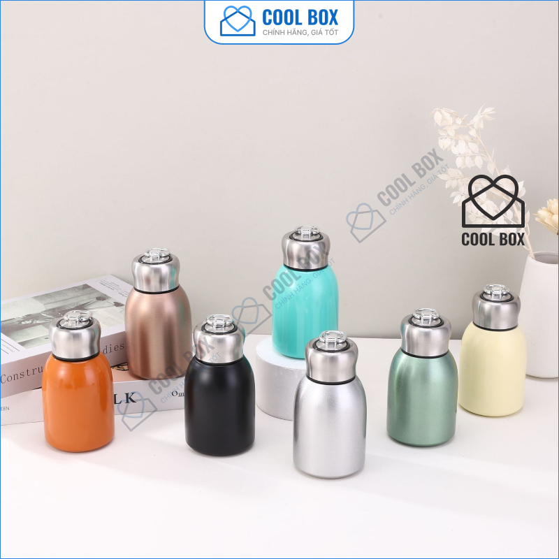 [Hàng đẹp] Bình giữ nhiệt cafe 300ml mini, nhỏ gọn dễ thương inox 304 an toàn có đế cao su hàng loại 1 đủ 8 màu | BigBuy360 - bigbuy360.vn