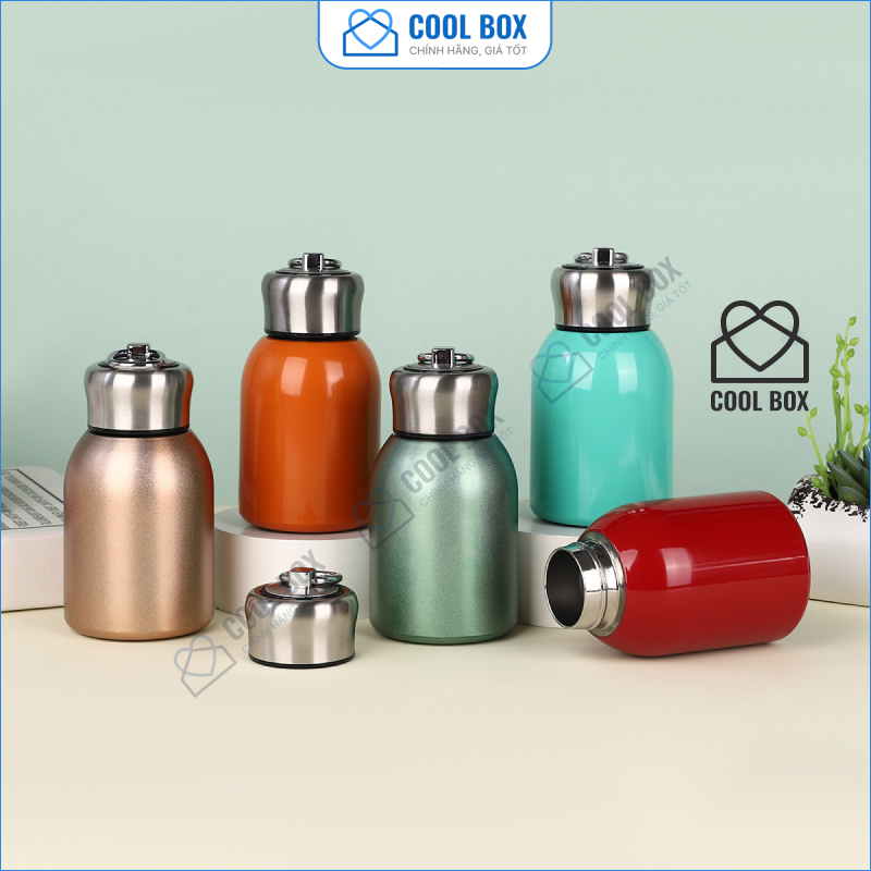 [Hàng đẹp] Bình giữ nhiệt cafe 300ml mini, nhỏ gọn dễ thương inox 304 an toàn có đế cao su hàng loại 1 đủ 8 màu | BigBuy360 - bigbuy360.vn