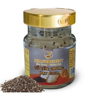YẾN SÀO MIA - Tổ yến chưng sẵn hàm lượng 48% -  hạt chia.