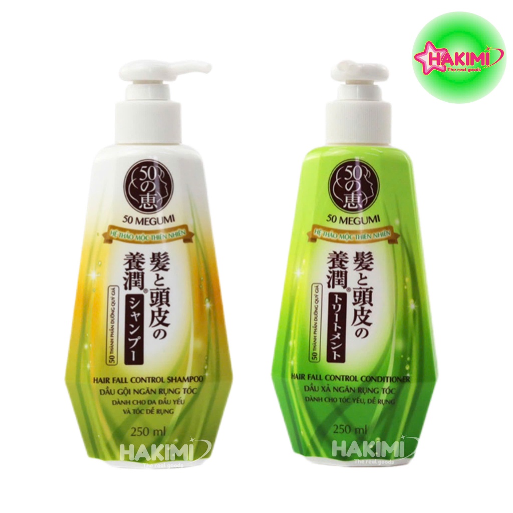 Dầu Gội – Dầu Xả Ngăn Rụng Tóc MEGUMI - Hair Fall Control 250ml
