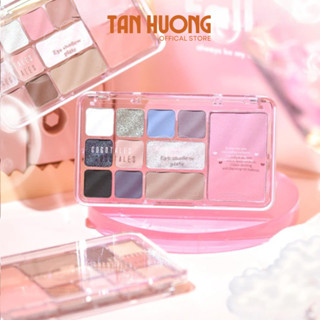   GOGO TALES  Bảng phấn mắt má tạo khối 4 in 1 Gogotales Heart Racing GT724 14.6g 