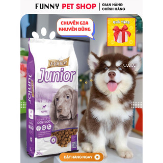 Hạt Cho Chó Alaska 1-12 Tháng Tuổi - Thức Ăn Cho Chó Alaska Prince Junior Puppy Nhập Âu