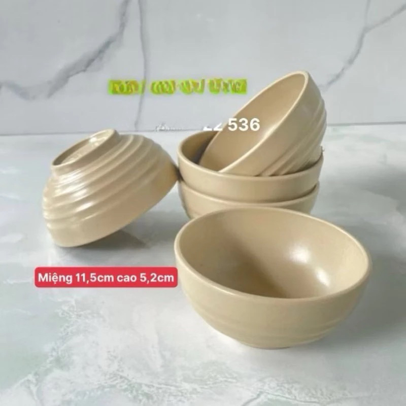 Bát cơm phíp Việt Nhật 6827 dùng cho nhà hàng quán ăn có 3 màu Đen, nâu, trắng