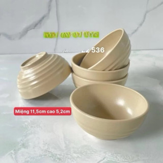 Bát cơm phíp Việt Nhật 6827 dùng cho nhà hàng quán ăn có 3 màu Đen, nâu, trắng