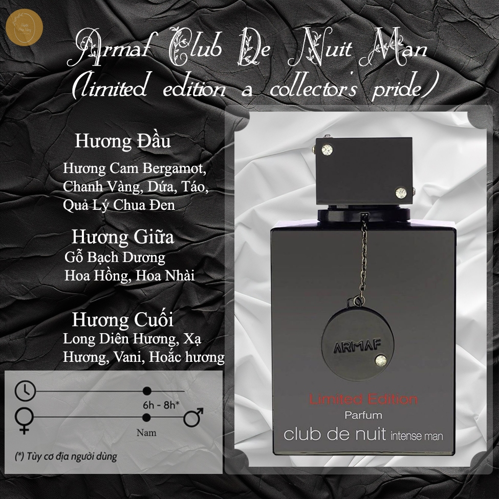 T-NƯỚC HOA NAM ARMAF CLUB DE NUIT INTENSE FOR MAN (limited edition a collector's pride) - 105ml | BigBuy360 - bigbuy360.vn