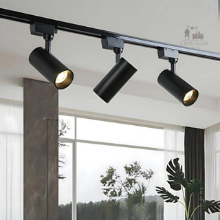 Combo 3 Đèn Rọi Ray Ống Bơ+Thanh Ray 1 Mét ,Đèn Led Rọi Ống Bơ Cob Trang Trí Quán cafe