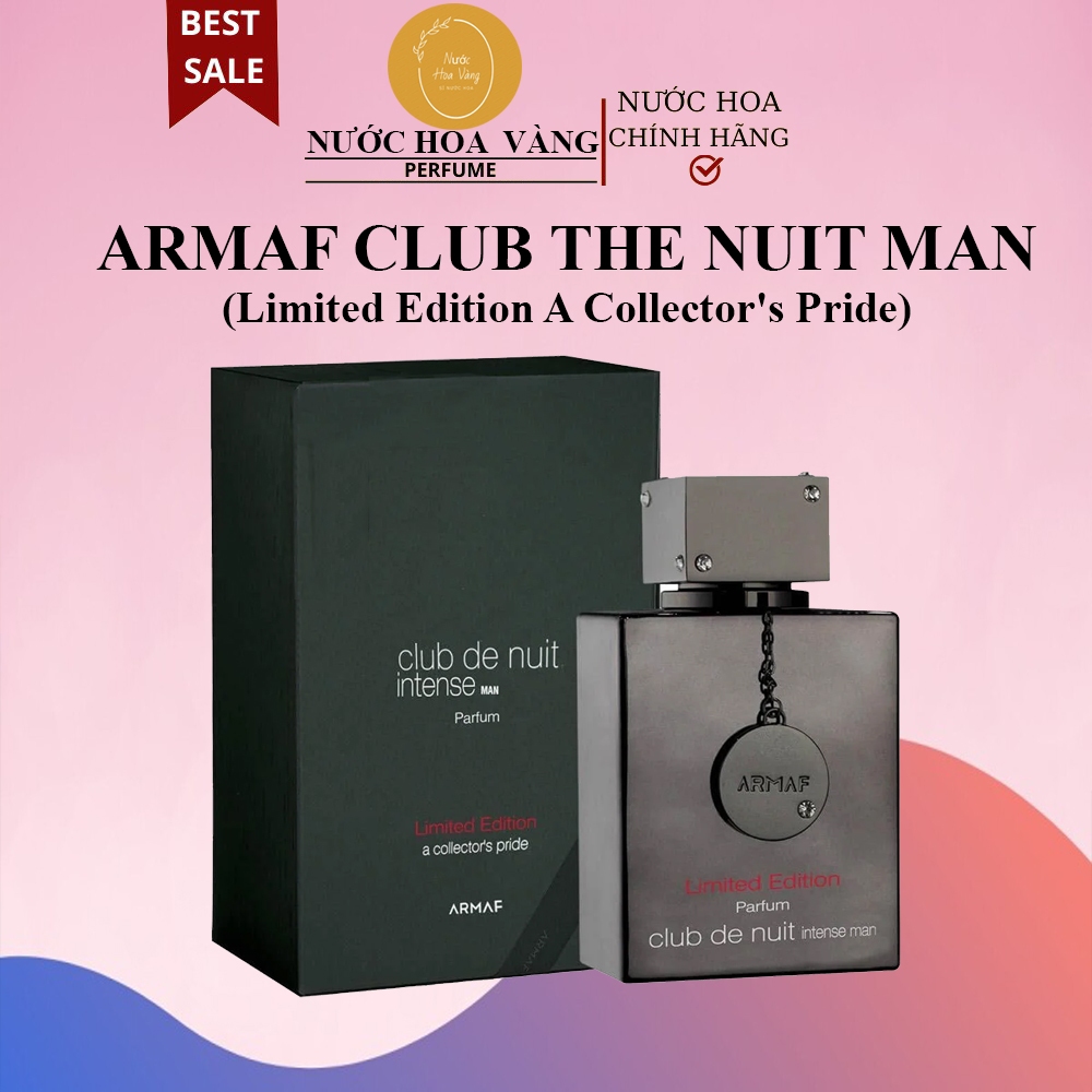 T-NƯỚC HOA NAM ARMAF CLUB DE NUIT INTENSE FOR MAN (limited edition a collector's pride) - 105ml