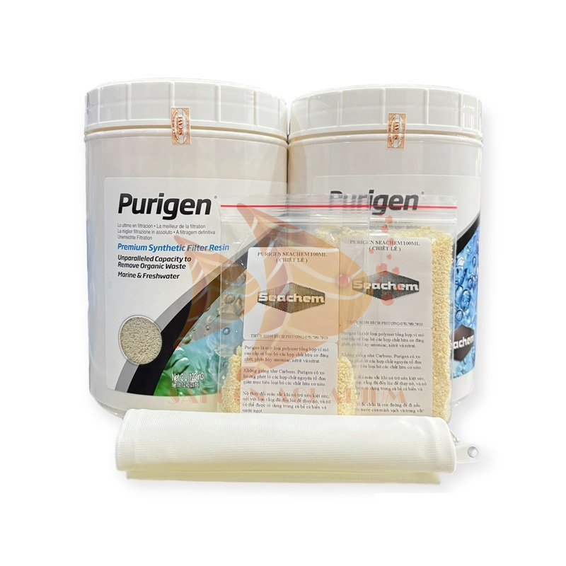 SEACHEM PURIGEN CHIẾT LẺ TÚI 50ML, 100ML, 200ML - VẬT LIỆU LỌC CAO CẤP XỬ LÝ NƯỚC