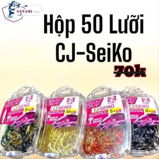 [Chính Hãng] Hộp 50 Lưỡi Cacbon Có Nghạnh CJ SeiKo Sắc Bén LC30