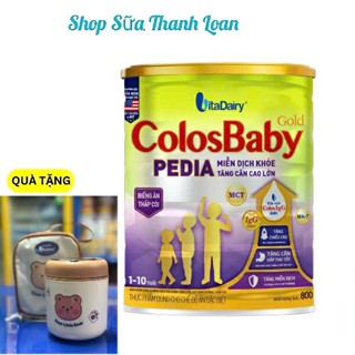 [MUA 1 TẶNG 1 BÌNH Ủ CHÁO INOX] Sữa Bột Colosbaby Gold Pedia 800g.