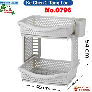 🌱kệ chén 2 tầng lớn matsu 0796 có khay hứng nước duy tân nhựa pp,kệ úp chén bát, đồ dùng - mẫu 2024🌱