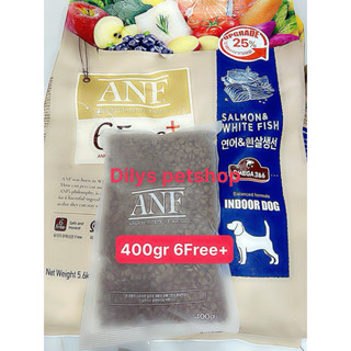 [Hoả Tốc] Thức Ăn Hạt Chó Hữu Cơ ANF Organic 6FREE+ Vị Cá Hồi, Cá Trắng, Cừu, Vịt - Túi 400g/1.6kg