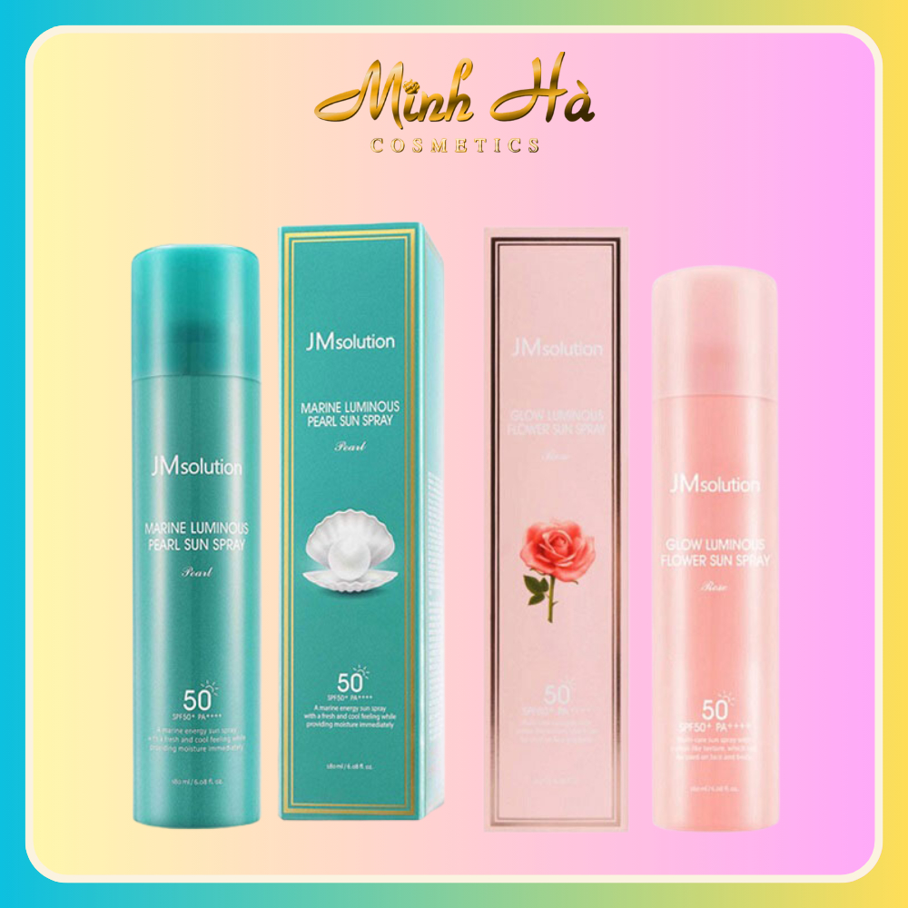 Xịt chống nắng JMSolution SPF 50+ 180ml cấp ẩm, trắng da