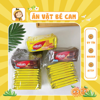   BỊCH 10 GÓI  BÁNH NABATI VỊ PHÔ MAI SỮA Bánh Kem Xốp Nabati THƠM NGON GIÒN TAN SIÊU HOT 
