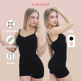 Avery Shapewear Jumpsuit WSTORE - Gen Định Hình Body Toàn Thân - Jumpsuit 2 Dây Liền Quần Siết Eo Tạo Shape Fit Body