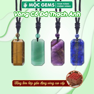 Vòng Cổ Đá Thạch Anh Tự Nhiên Mộc Gems Giúp Thu Hút Tài Lộc May Mắn Và Cải Thiện Phong Thủy