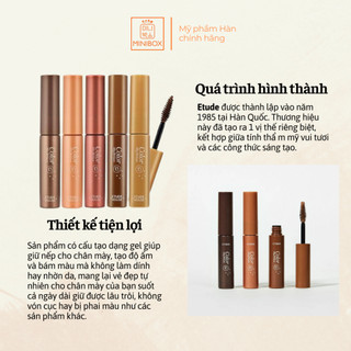 (BILL HÀN) Mascara Mày ETUDE Color My Brows 4.5g, 6g