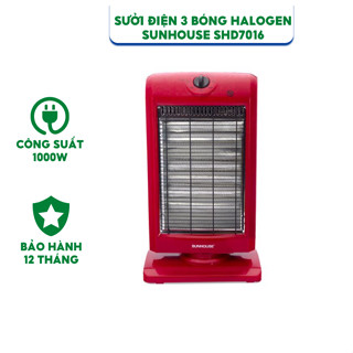  Đèn Sưởi 3 Bóng Sunhouse SHD7016 Công suất 1000W - Tốc Độ Làm Ẩm Nhanh - Hàng chính hãng bảo hành 12 tháng 