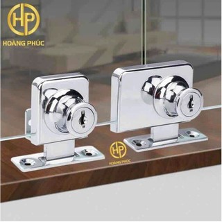   Chìa thau  Khoá cửa tủ mở kính 5-8mm loại xịn nước xi bóng đẹp 