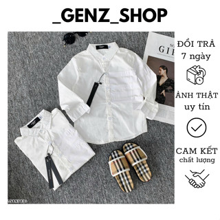 Áo Sơ Mi Dài Tay Cho Bé Trai Đủ Size Cho Bé Từ 12 - 40kg