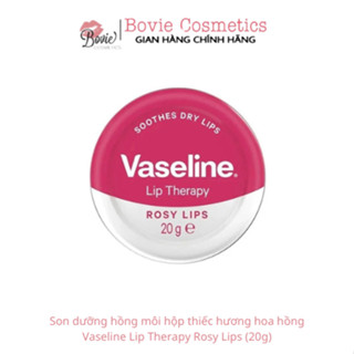 Son dưỡng hồng môi hộp thiếc hương hoa hồng Vaseline Lip Therapy Rosy Lips (20g)
