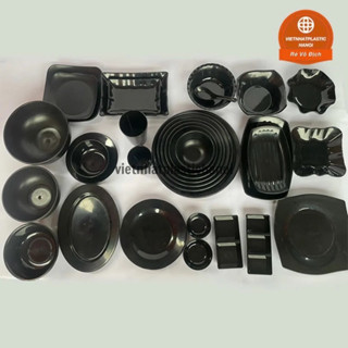 ĐĨA NHỰA TRÒN GÂN NHÁM NHỰA VIỆT NHẬT HAI MÀU ĐEN NÂU  NHIỀU KÍCH CỠ