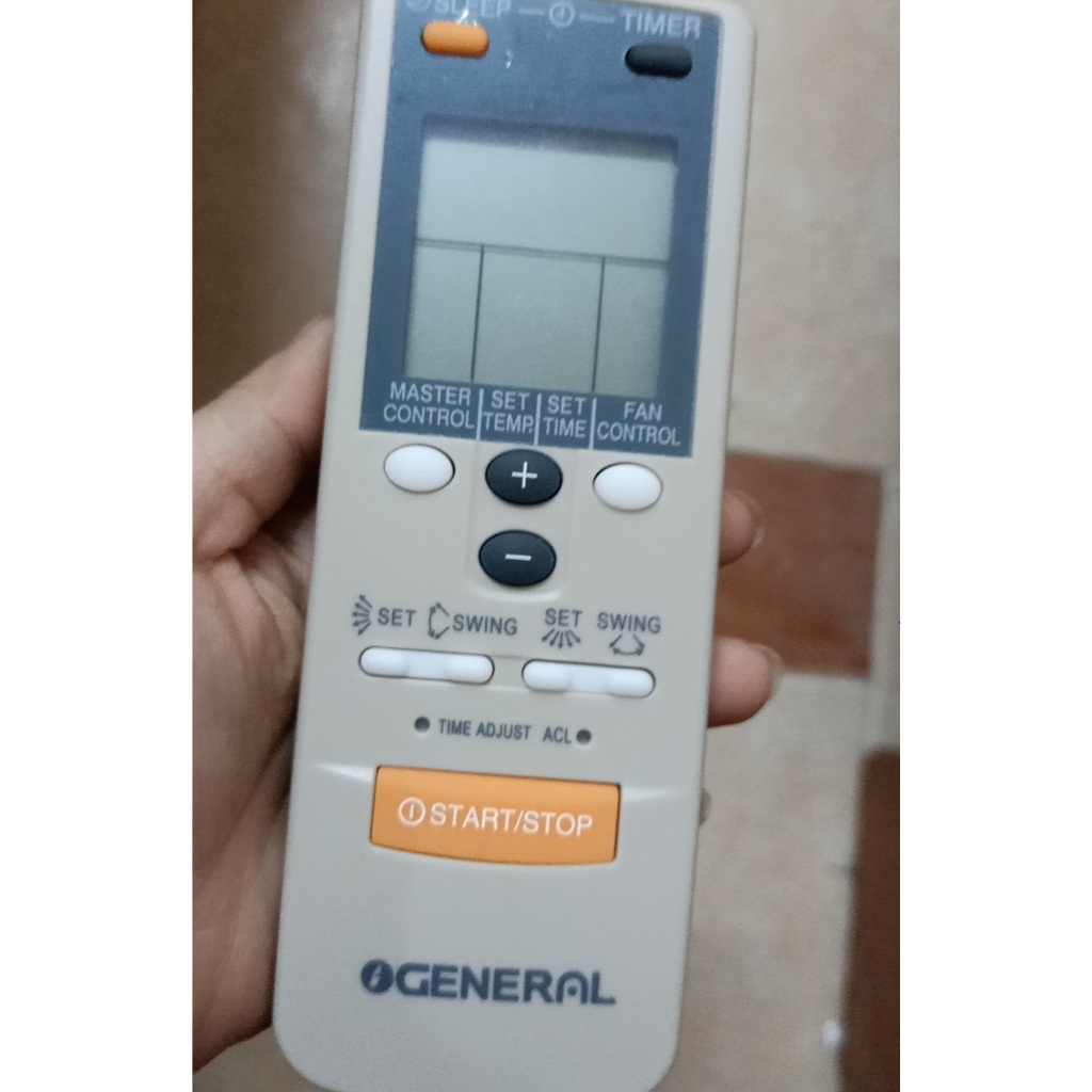 Điều khiển điều hòa General đảo gió 2 chiều