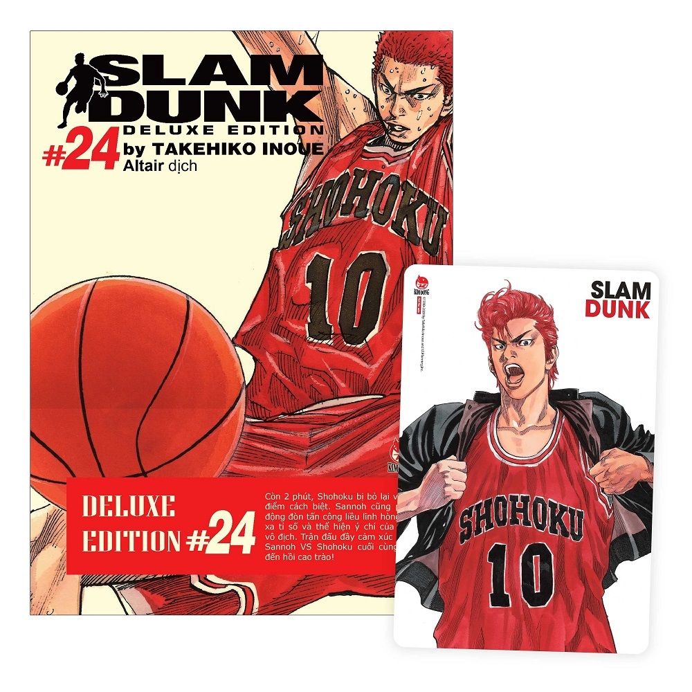 Truyện Tranh Slam Dunk Deluxe - Tập lẻ 1 2 3 10 16 17 18 19 20 21 22 23 24 (100% Tặng kèm bìa áo Lim