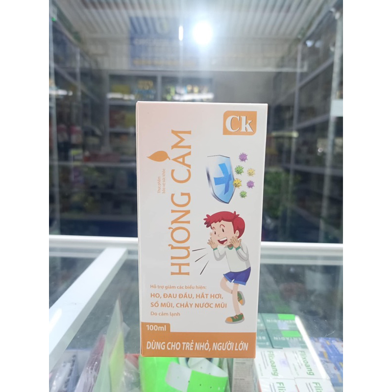 {✅Hàng chính hãng} SIRO HO CẢM CK HƯƠNG CAM 100ml- giảm ho, hắt hơi, sổ mũi, ngạt mũi do cảm lạnh