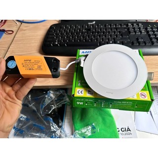 ĐÈN LED ÂM TRẦN 9W MPE ÁNH SÁNG TRẮNG - BẢO HÀNH 24 THÁNG 1 ĐỔI 1
