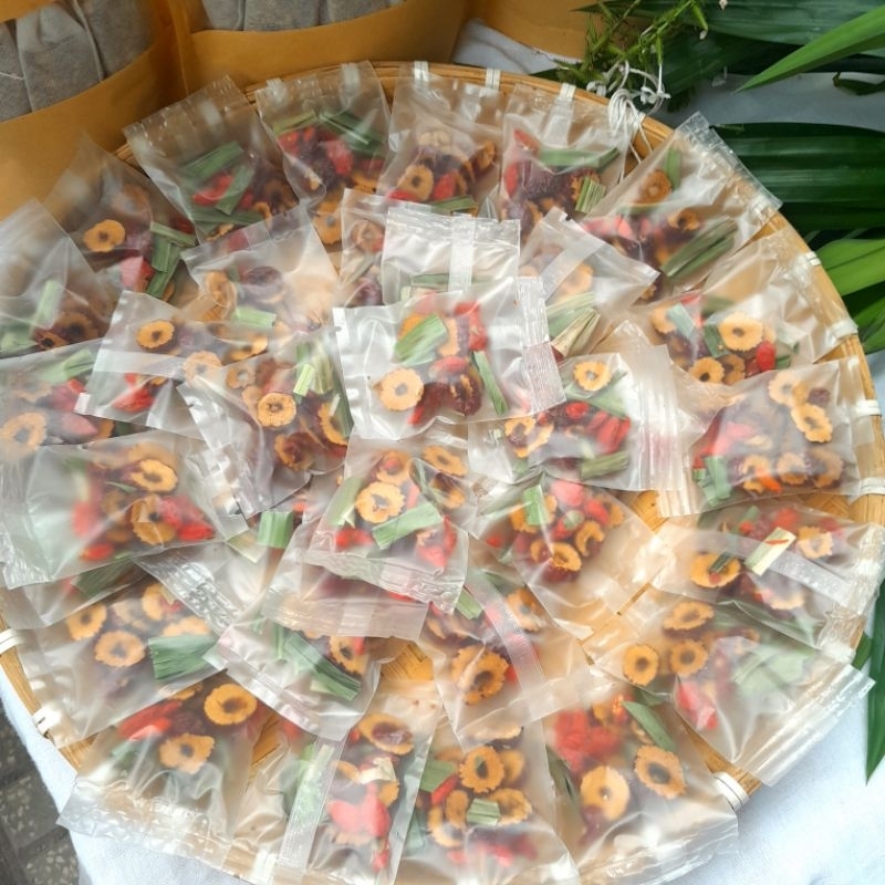 combo mix vị CÁI TIỆM TÂM AN TRÀ ( túi trà 20 gói mix 4 vị )