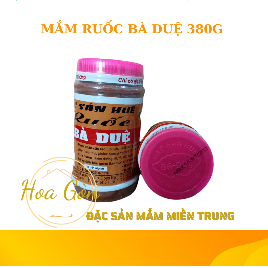 Mắm ruốc Huế Bà Duệ 380g (date luôn mới)