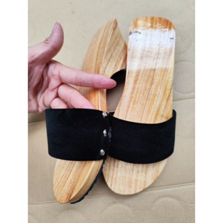 guốc mộc nữ.đế cao 5p