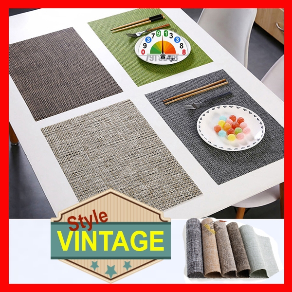 Khăn Lót Chén Dĩa Vintage Kiểu Nhật