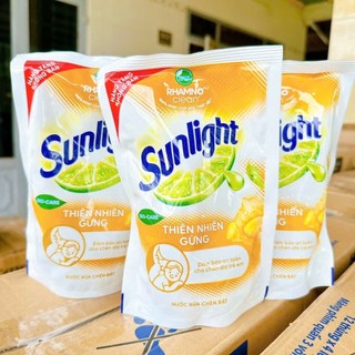 [Hàng khuyến mãi] Nước rửa chén Sunlight 500g Siêu Sạch hương Gừng thiên nhiên