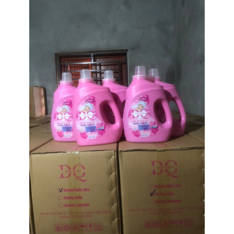 [Tiết kiệm 114k khi mua 6 can] Nước Giặt Xả Đình Quân Hương Nước Hoa, được sản xuất theo công nghệ N