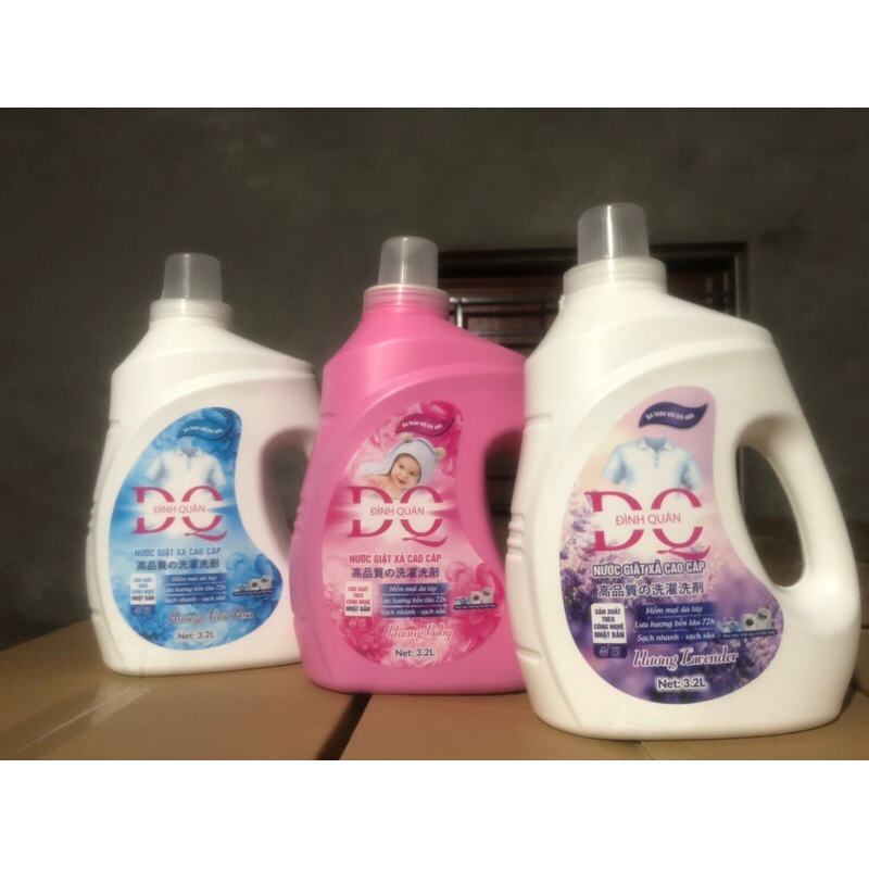 [Tiết kiệm 114k khi mua 6 can] Nước Giặt Xả Đình Quân Hương Baby, được sản xuất theo công nghệ Nhật 