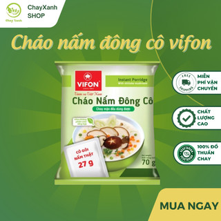 Gói cháo nấm đông cô Vifon thơm ngon, tiện lợi cho bữa ăn chay nhanh gọn