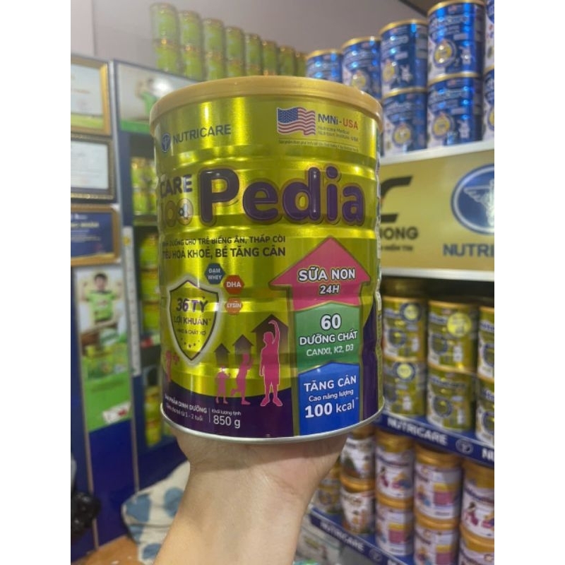 sữa bột care 100 pedia chính hãng Nutricare shop baby ken