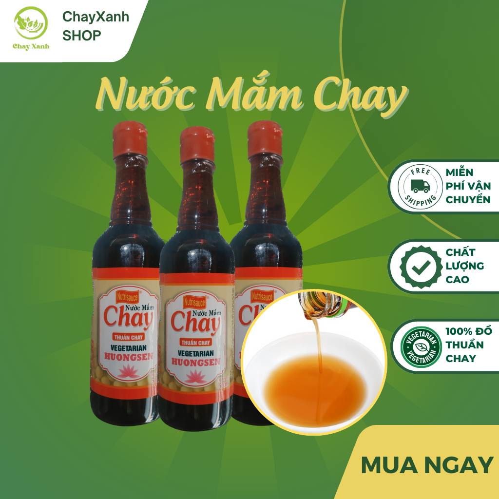 1 Chai Nước mắm chay hương sen 500ml