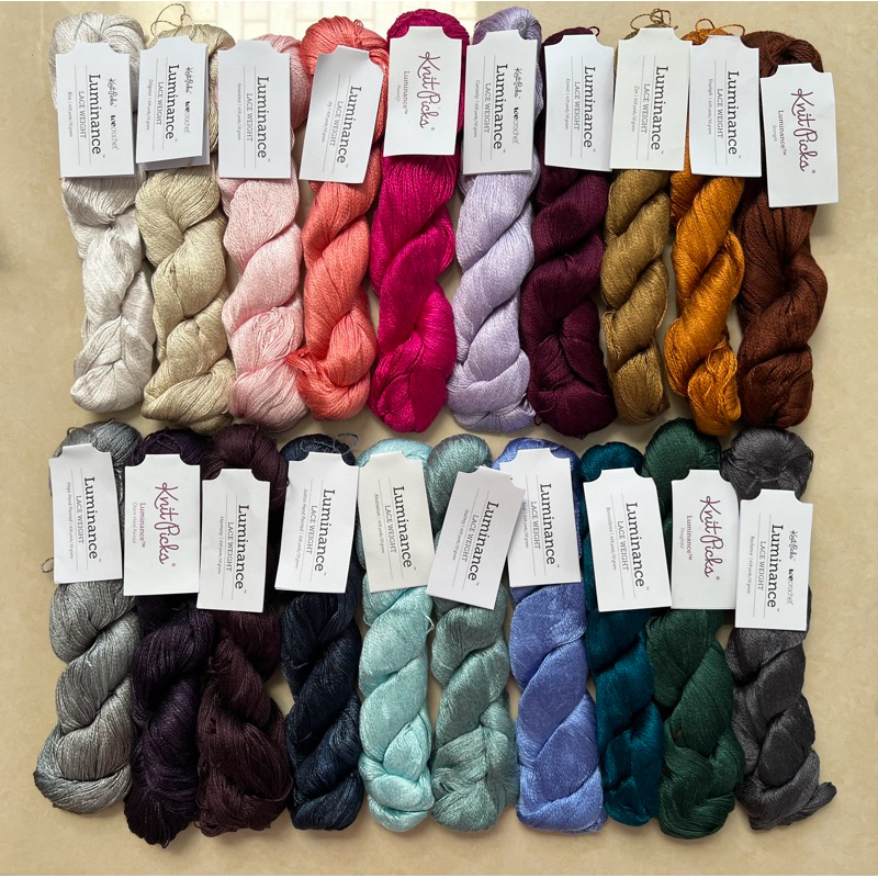 Len luminance knit pick