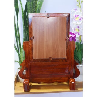 KHUNG ẢNH THỜ GỖ HƯƠNG, CẨN ỐC CAO CẤP 20 X 25 (MẪU MỚI)