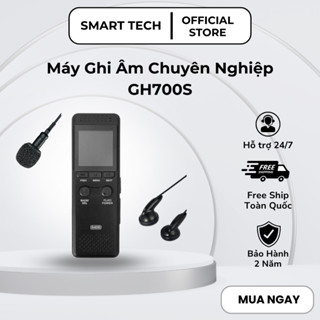 Máy Ghi Âm Chuyên Nghiệp Sony GH700S- Máy Ghi Âm Mini Nhỏ Gọn- Pin 110 Giờ- Dung Lượng Lưu Trữ Khủng- Lọc Tiếng Ồn Tốt.