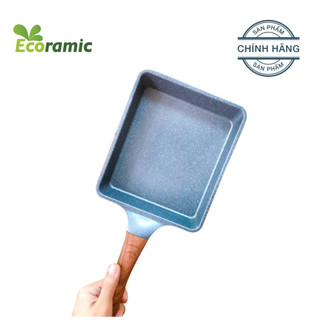 CHẢO VUÔNG ĐÚCTRỨNG VÂN ĐÁ ECORAMIC EVDE-1518IH 20*23CM CAM KẾT CHÍNH HÃNG
