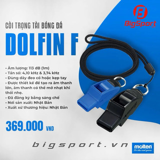 CÒI TRỌNG TÀI BÓNG ĐÁ MOLTEN DOLFIN F