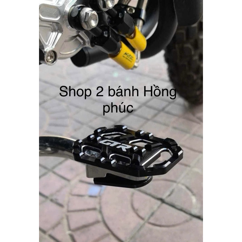 ốp bàn đạp thắng GTR cho xe pg1 ,ốp chân thắng GTR cho xe yamah pg1