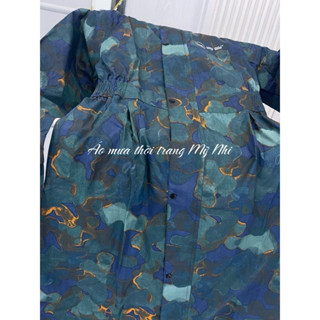 Áo mưa măng tô 2 lớp dáng xoè Mỹ Nhi . Vải mưa hàn đi mưa và chống lạnh , chống gió